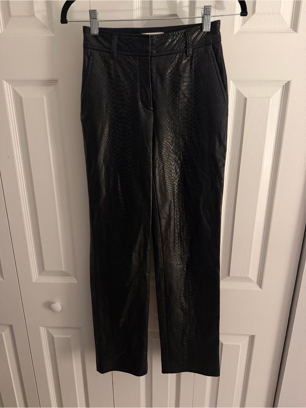 Aritzia Wilfred The Melina Pant Black Vegan Leather - Size 00